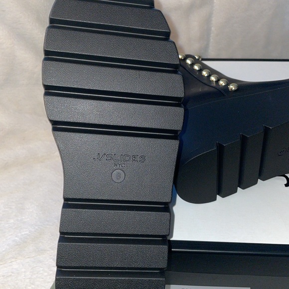 NWT J/SLIDES VICEROY Black Leather Boots - Picture 16 of 16